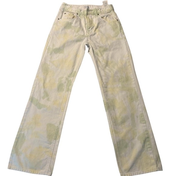 Sister Market Pants - Sister Market Denim Pants Women's M – Tie Dye Wash, 100% Cotton, Made in Korea